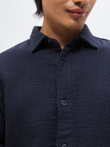 Lindbergh Regular Fit Hemd in Blau