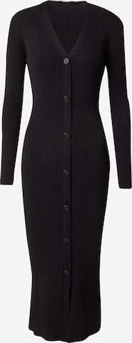 Karl Lagerfeld Πλεκτό φόρεμα σε μαύρο: μπροστά