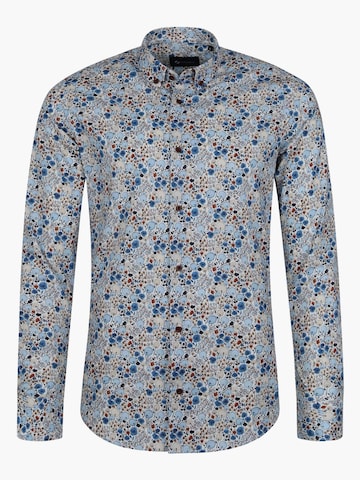 Suitable Slim fit Overhemd in Blauw: voorkant