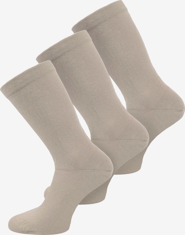 normani Socks in Beige: front