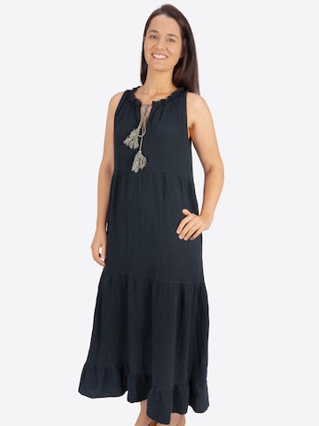 Robe d’été 'Viola' Seasons of April en bleu : devant