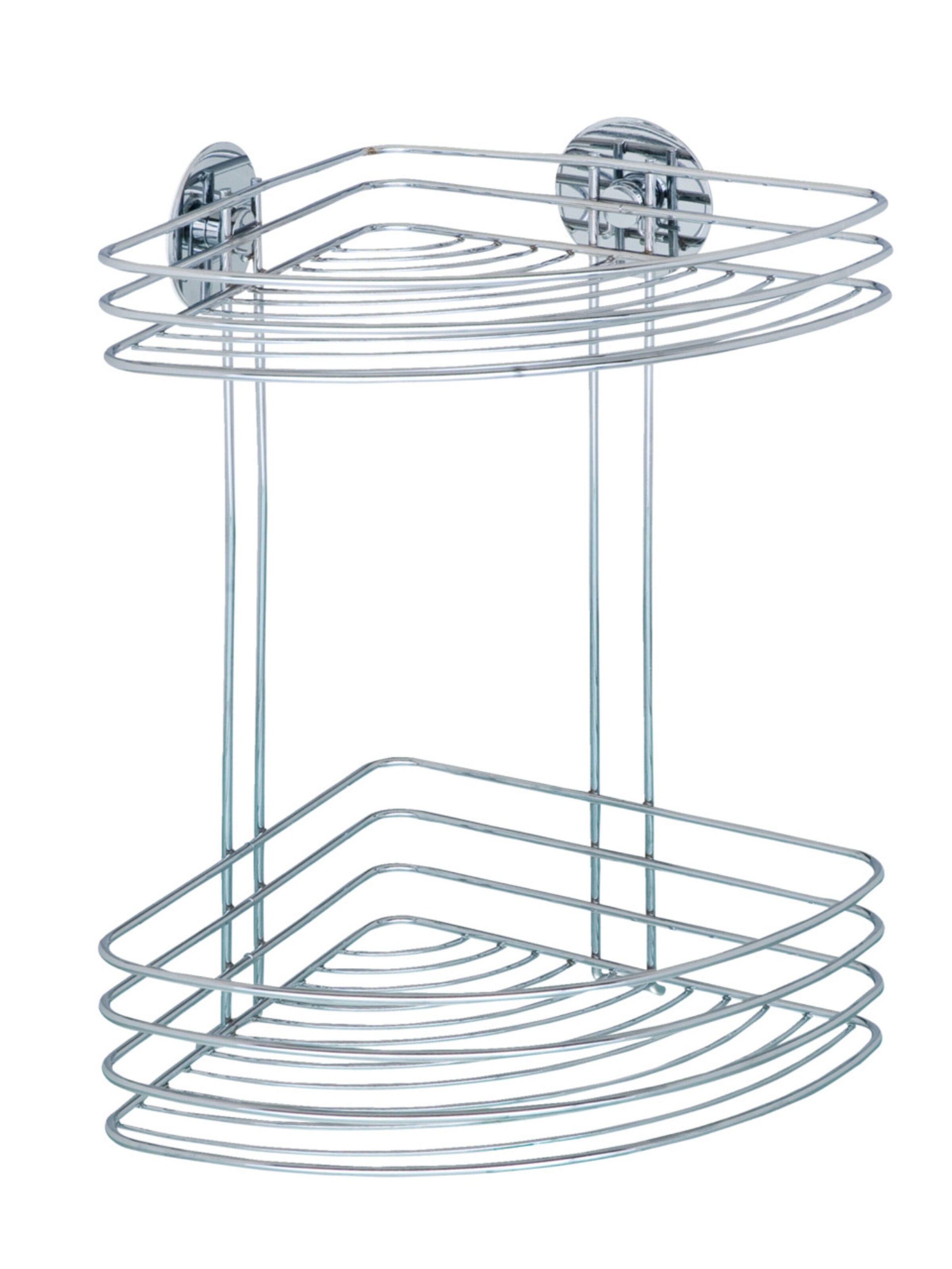 Wenko Shower Accessories 'Universal' in Silver: front
