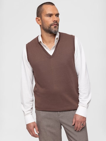 Pull-over Antioch en marron : devant