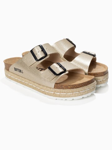 Bayton Pantolette 'ALCEE' i guld