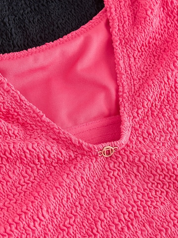 Next Bustier Badeanzug in Pink