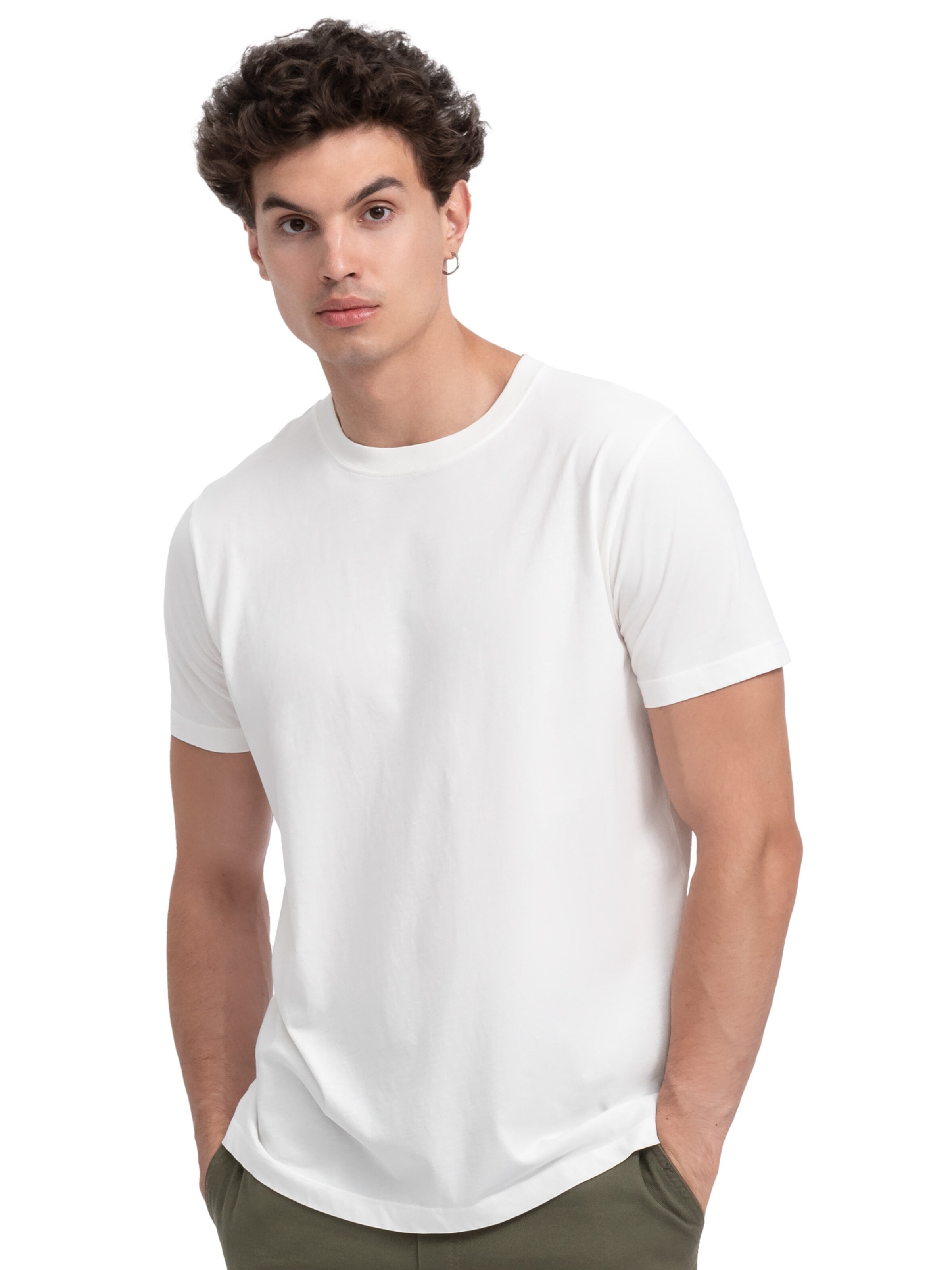Kaft Shirt in White: front
