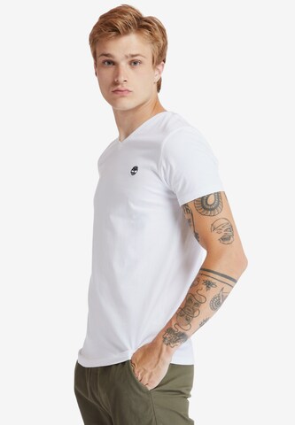 T-Shirt 'Dun-Riv' TIMBERLAND en blanc : devant