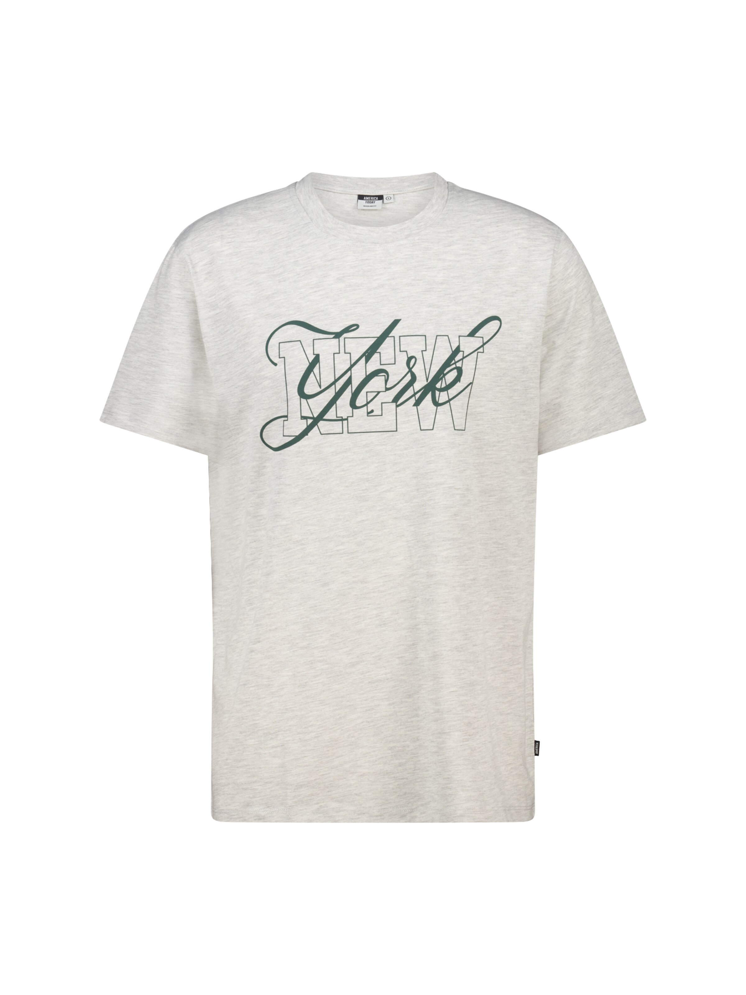 America Today Shirt in Grijs: voorkant