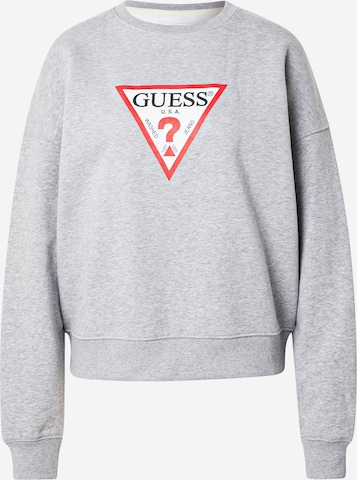 GUESS JEANS Bluzka sportowa 'ICONIC' w kolorze szary: przód