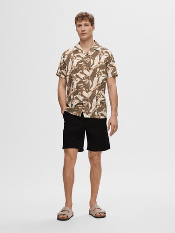 SELECTED Regular fit Overhemd in Beige
