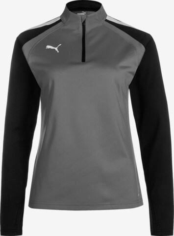 PUMA Athletic Sweatshirt 'TeamLIGA' in Grey: front