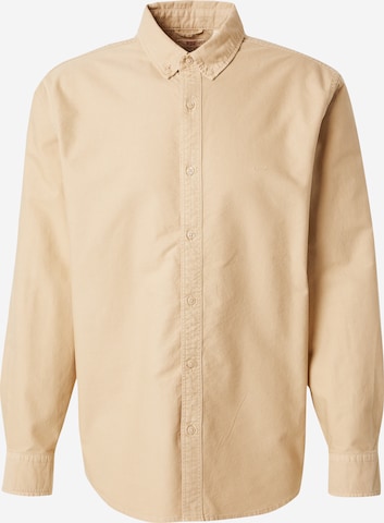 LEVI'S ® Regular fit Button Up Shirt 'Authentic' in Brown: front
