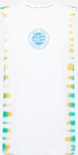 Tommy Jeans Camiseta en azul cielo / amarillo / jade / blanco, Vista del producto