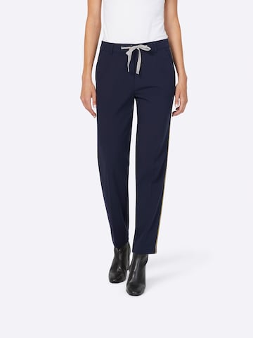 Regular Pantalon heine en bleu : devant