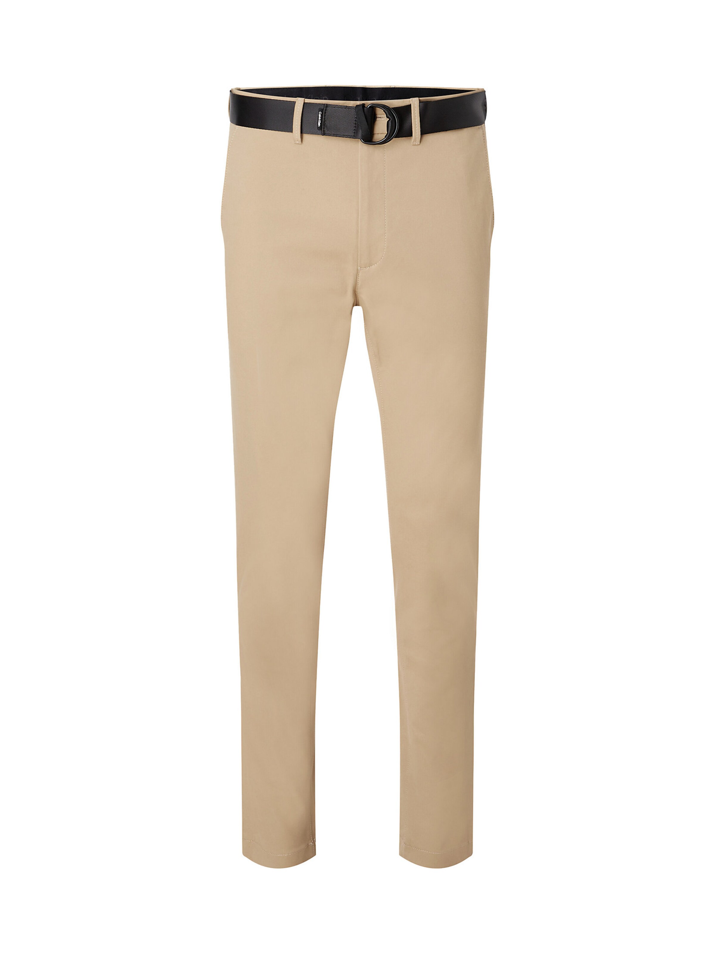 Calvin Klein Slimfit Hose in Beige: Vorderseite
