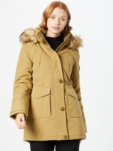 Superdry Winter Jacket 'Everest' in Brown: front