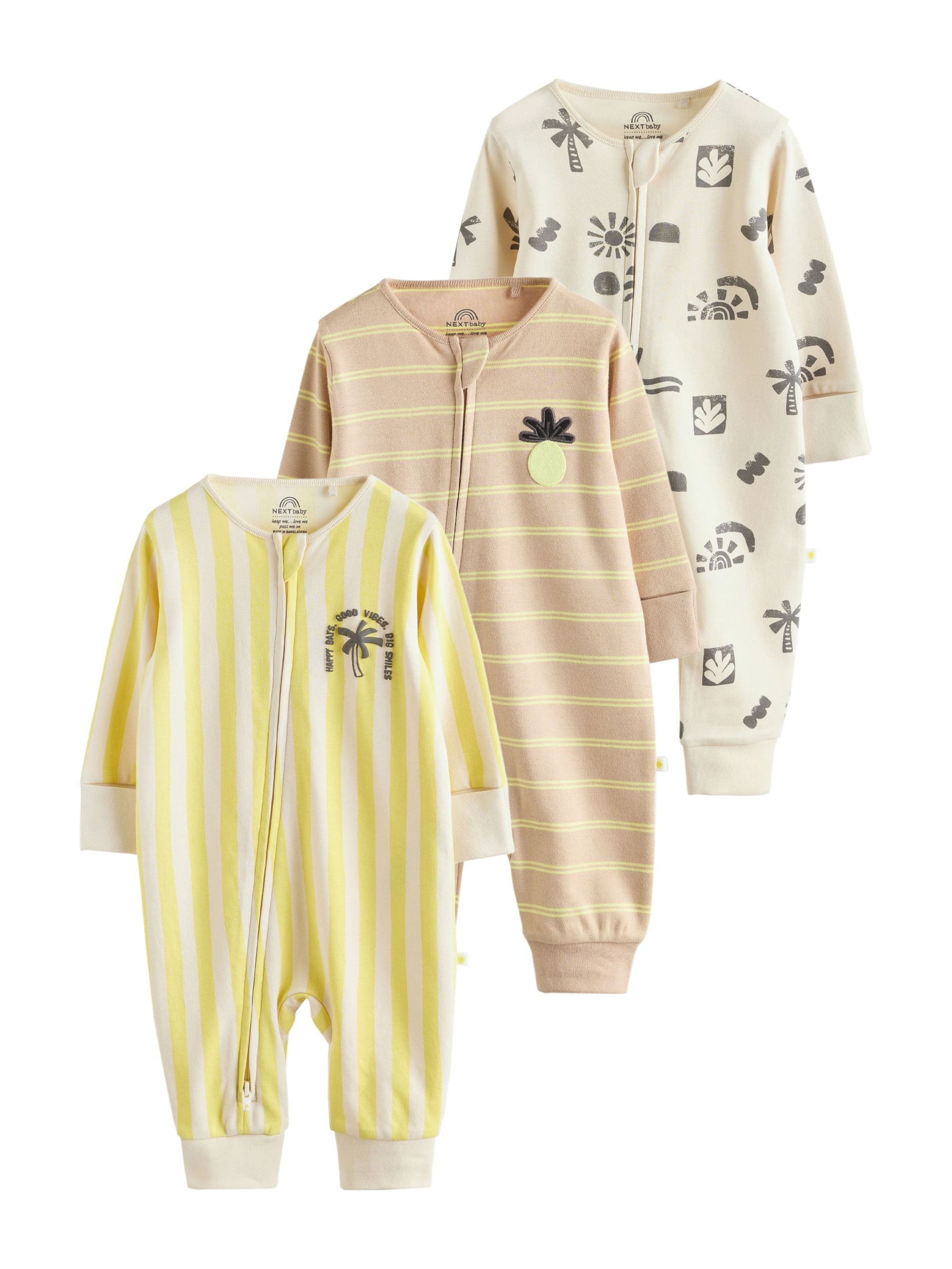Pyjama Next en beige : devant