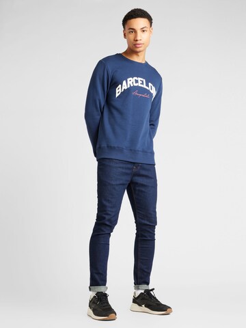 AÉROPOSTALE - Sudadera 'BARCELONA' en azul