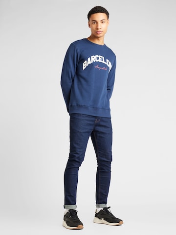 AÉROPOSTALE Sweatshirt 'BARCELONA' i blå