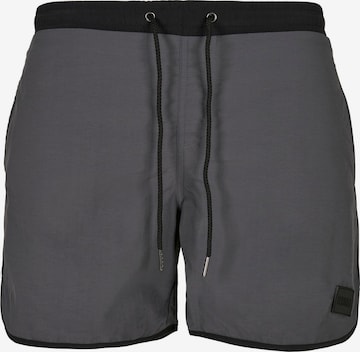 Shorts de bain Urban Classics en gris : devant