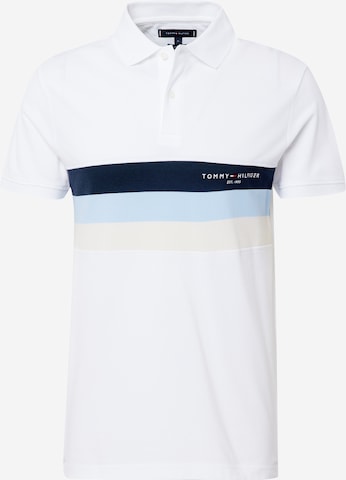 Tricou de la TOMMY HILFIGER pe alb: față