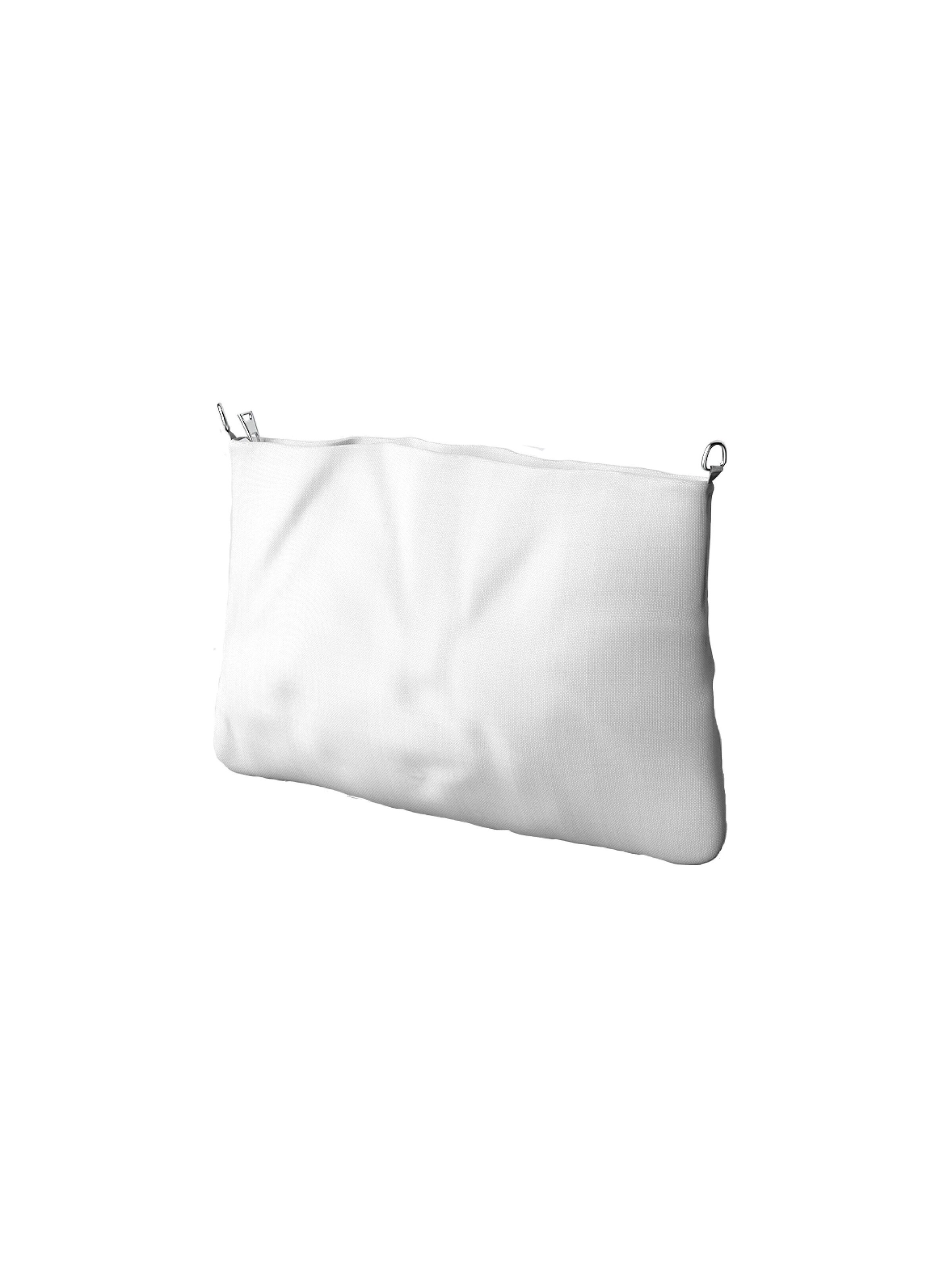 Borsa a spalla 'Case' di MAS1 in bianco: frontale