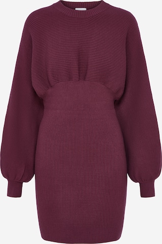 Robes en maille 'Camille' LeGer by Lena Gercke en violet : devant
