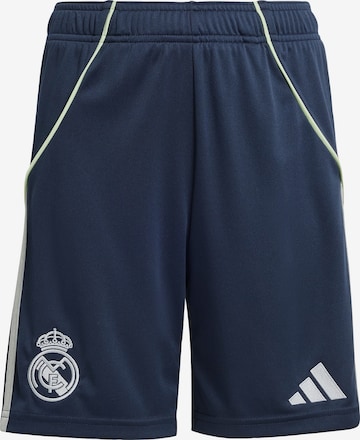 ADIDAS PERFORMANCE Regular Urheiluhousut 'Real Madrid 25/26' värissä sininen: etupuoli