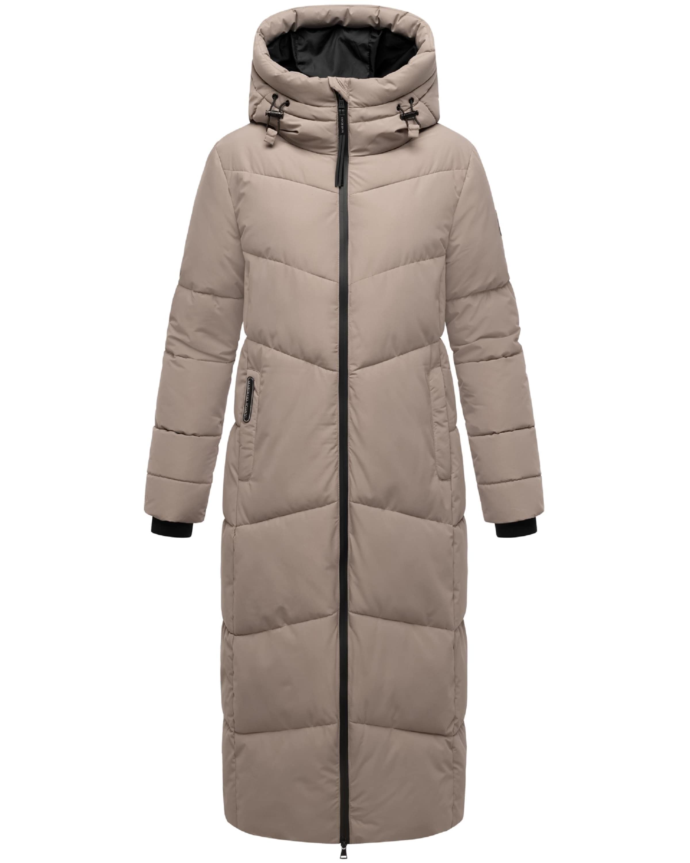 MARIKOO Talvemantel 'Firella XVI', värv hall: eest vaates