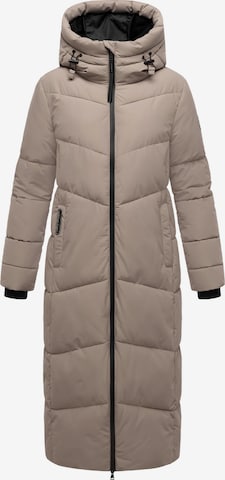 MARIKOO Зимнее пальто 'Firella XVI' в Серый: спереди