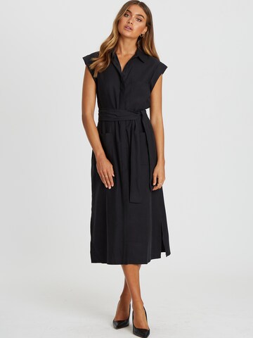 Willa Kleid 'Kobe' in Schwarz: Vorderseite