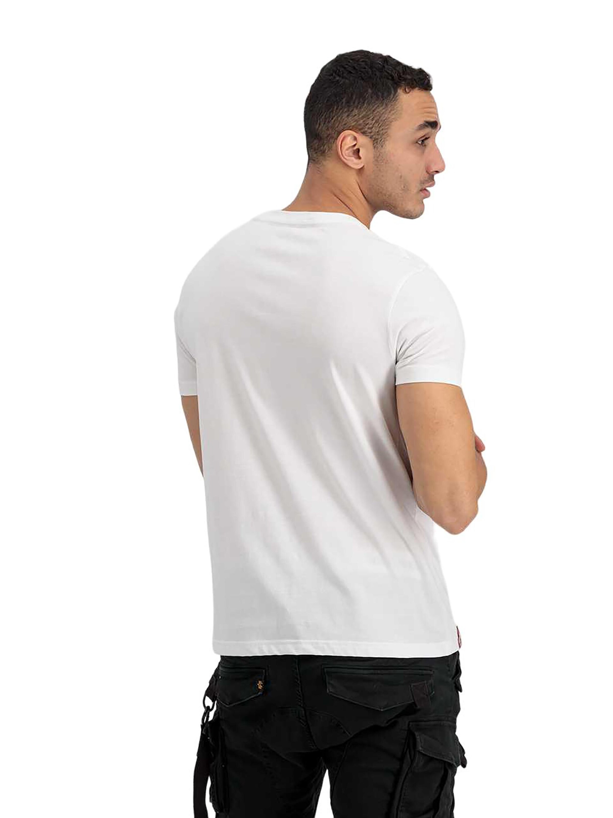 ALPHA INDUSTRIES Shirt 'Apollo Mission' in White