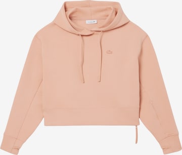 Felpa di LACOSTE in rosa: frontale