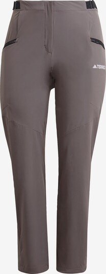 ADIDAS TERREX Pantalon outdoor 'Xperior' en gris / noir / blanc, Vue avec produit