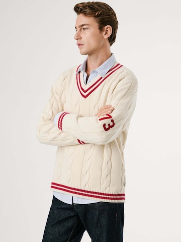 Pullover 'Pace' di Pepe Jeans in bianco