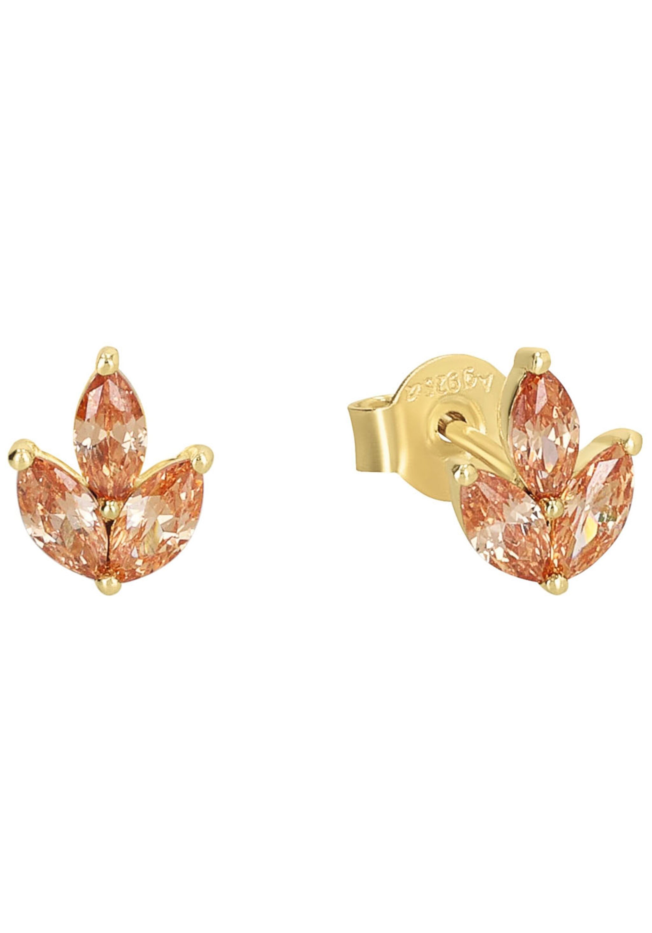 AMOR Earrings 'Amor Paar' in Orange