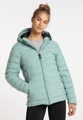 myMo ATHLSR Between-Season Jacket in Green: front