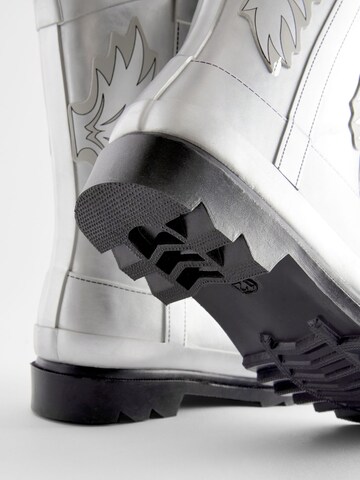 Next Rubber Boots in Silver