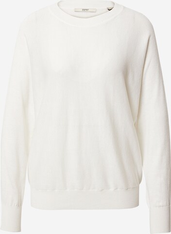 Pullover di ESPRIT in bianco: frontale