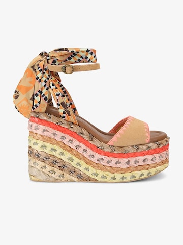 Kurt Geiger - Sandália em mistura de cores: frente