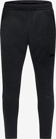 JAKO Tapered Workout Pants 'Challenge' in Black: front