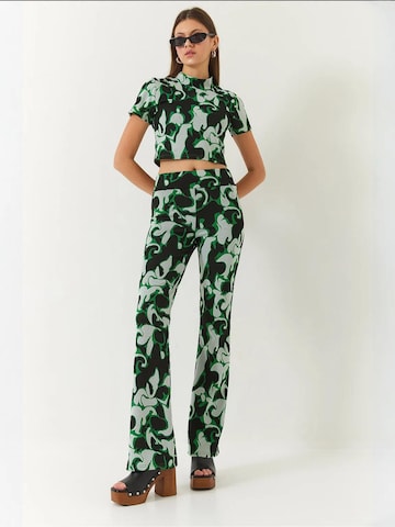 Bianco Lucci - Calças de fato em verde