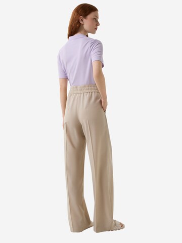 BOGNER Loosefit Bundfaltenhose 'Ella' in Beige
