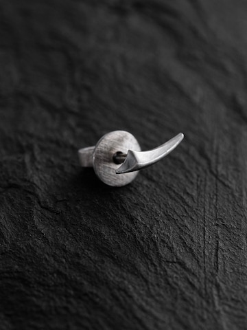 Boucles d'oreilles 'FANG' REYTEL en argent