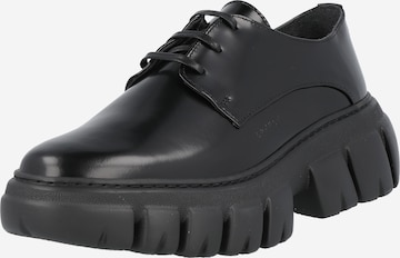 Copenhagen Lace-Up Shoes in Black: front