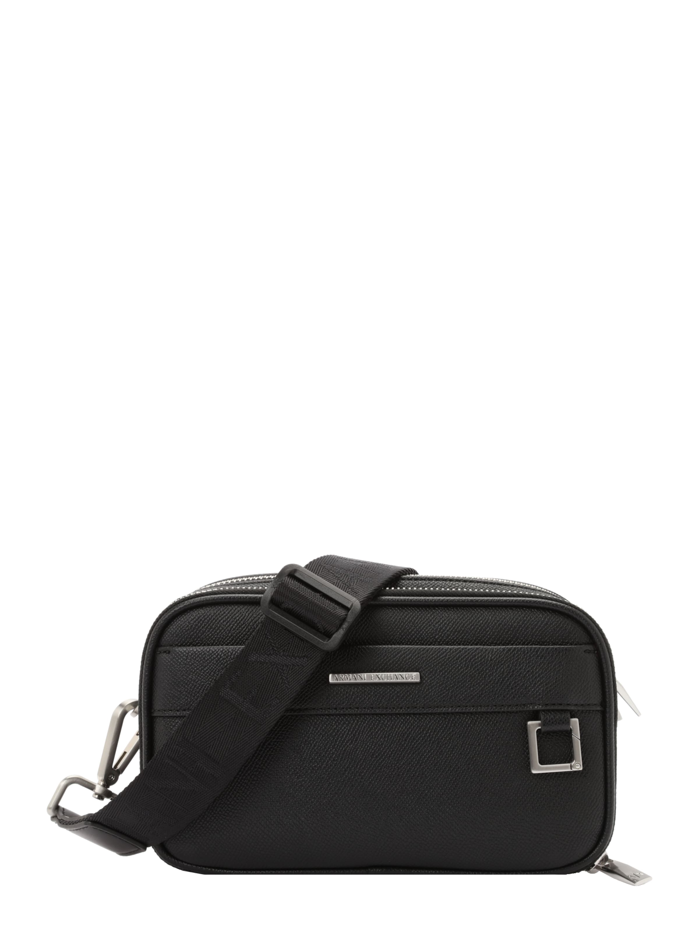 melns ARMANI EXCHANGE Pleca soma 'NEW YORK': no priekšpuses