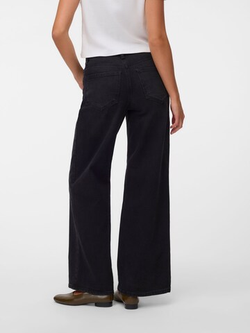 Wide leg Jeans 'VMOlivia' de la VERO MODA pe negru