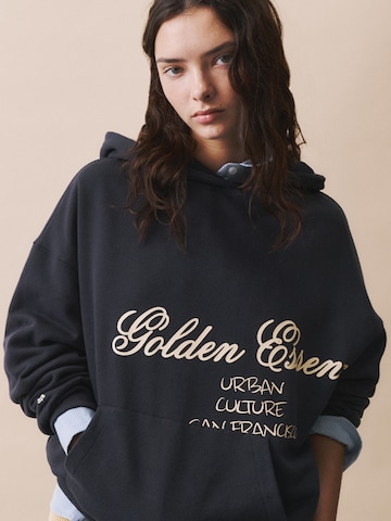 Pull&Bear Sweatshirt 'PACIFIC' in Blauw