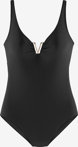 LASCANA Swimsuit in Black: front