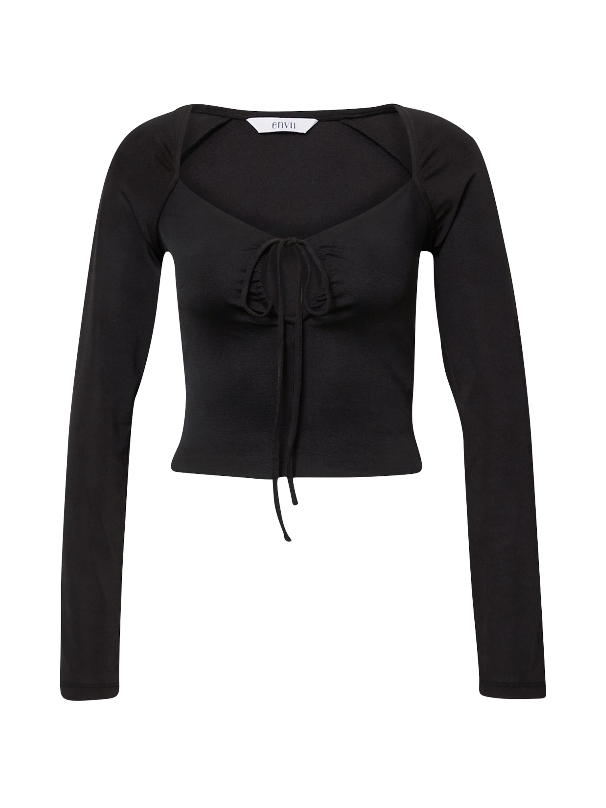 Envii Shirt 'MARS' in Schwarz: Vorderseite